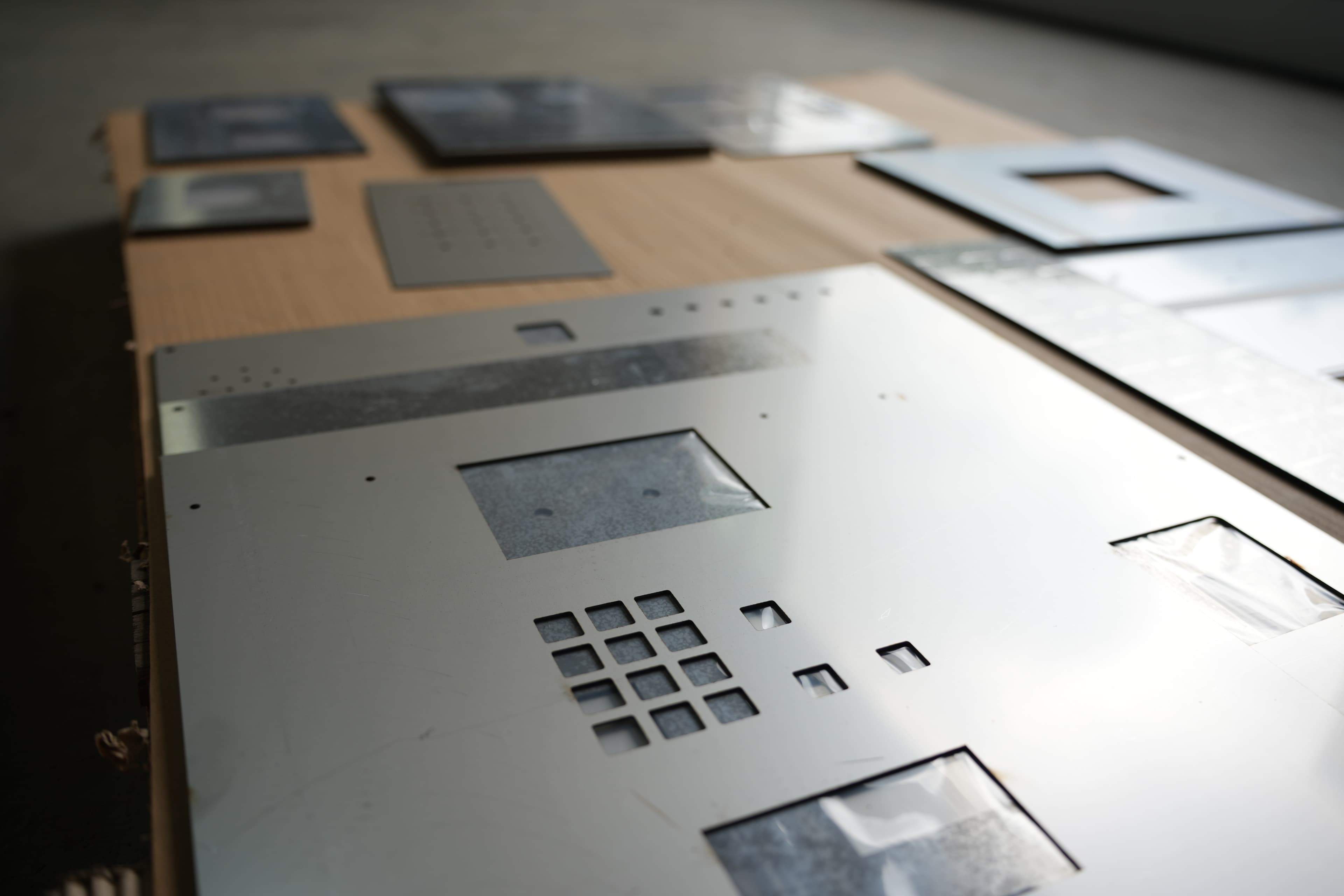 Sheet metal manufacturing workshop and production facility
